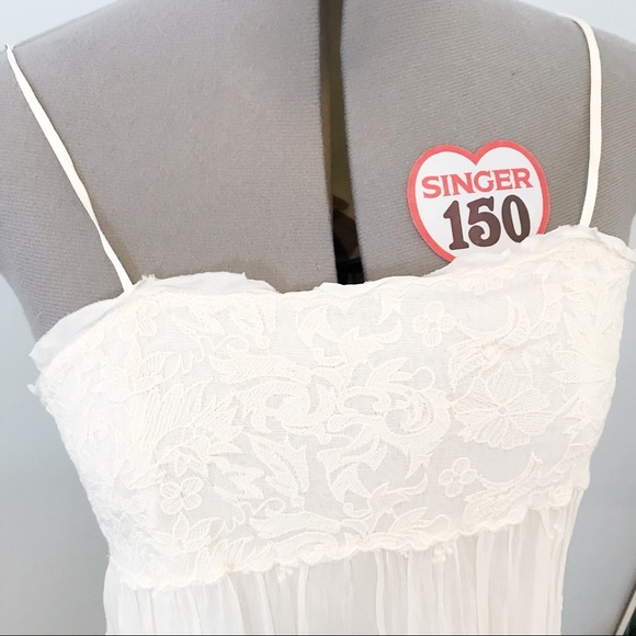 Maje - Maxi Dress With Lace - Picture 2 of 6